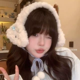 Детские удерживающие тепло зимние защитные наушники, сумка, защита для ушей