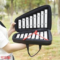 Orff 16-tone small carillon player knocks on the piano for childrens kindergarten early education double-row aluminum piano percussion instrument aluminum plate piano