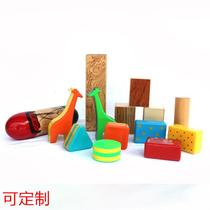 Orff musical instrument wood sand bell childrens wooden sand ring childrens music sand drum percussion instrument sand drum set customized