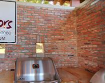 Brick slices old brick slices old brick skin red brick slices ultra-thin red bricks