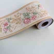 Self-adhesive European 3D three-dimensional waistline living room bedroom bathroom tile waterproof wall sticker wall skirt sticker