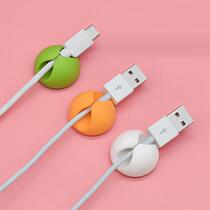 Charging cable management cable wall mounted cable clip desktop network cable data cable sorting and storage cable manager customization