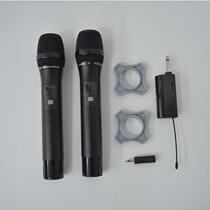Wireless microphone one-to-two dynamic microphone home conference stage audio amplifier computer karaoke customization