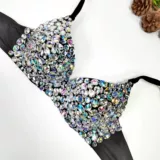 Сексуальные бриллианты с бисером танк