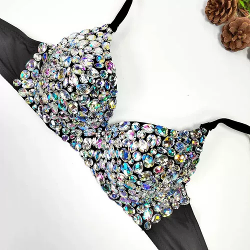 Сексуальные бриллианты с бисером танк