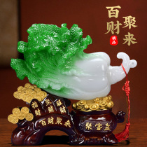 On behalf of the company to attract wealth jade and cabbage ornaments shop opening gifts company offices home crafts