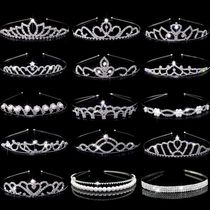 Exquisite Princess Crystal Tiara Crown Headband Children Gir