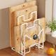 Multifunctional storage rack cutting board rack Countertop rack chopping board pot lid storage rack cutting board placement rack kitchen