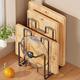 Multifunctional storage rack cutting board rack Countertop rack chopping board pot lid storage rack cutting board placement rack kitchen