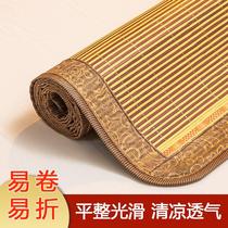 Summer mat bamboo mat summer ice silk mat student dormitory single double-sided mat summer new foldable straw mat