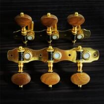 Shell-head guitar tuners classical guitar peg knobs long three-digit classical guitar triple strings custom-made