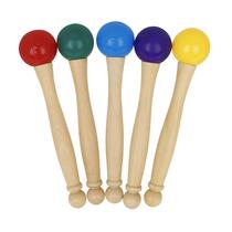 Accessoires de percussion bol à musique boule colorée bâton de frappe en caoutchouc avec anneau en caoutchouc noir bol chantant bol en cristal bâton de percussion