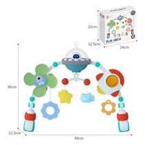 New baby hanging bed bell bed clamp bracket diy adjustable and removable stroller clamp bed hanging toy bed bell