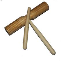 Orff musical instruments childrens percussion instruments parent-child teaching aids grooved double barrel threaded double barrel clapper