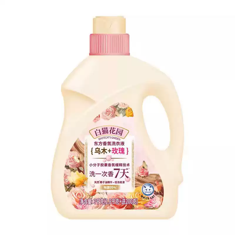 白猫花园东方香氛洗衣液3kg