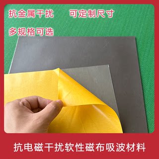 Absorbing materials can be customized with specifications and customized magnetic permeability.