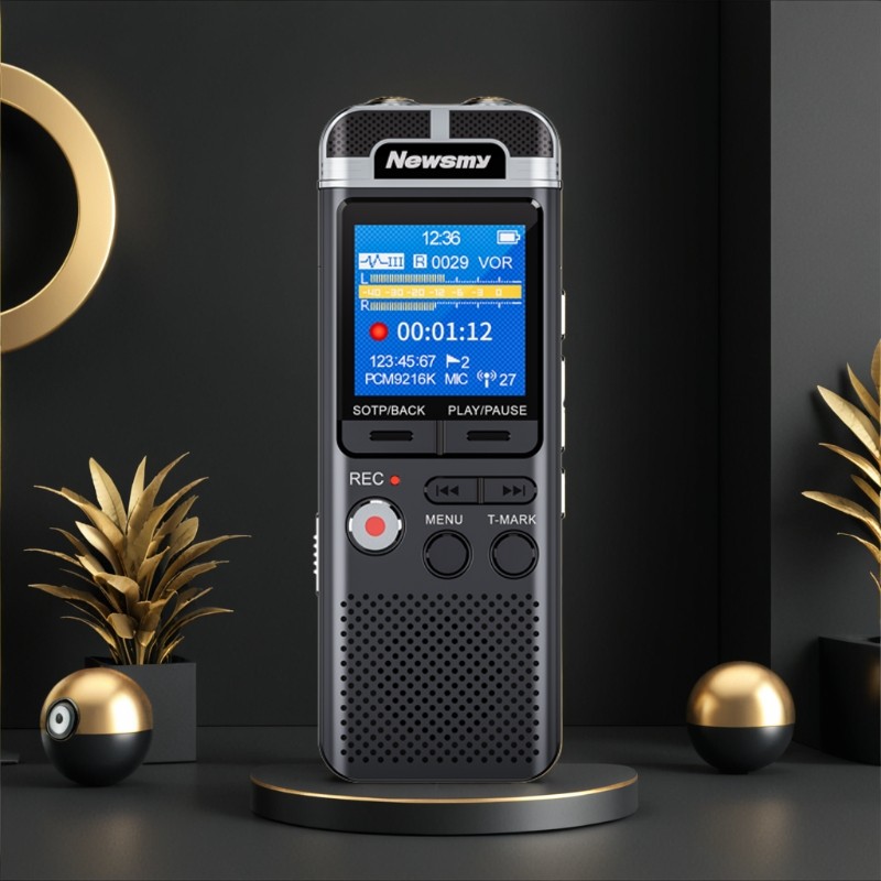 Newman A17 Voice Recorder Is a Professional-Grade High-Definition Noise Reduction Device for Conferences, Business, and Lawyers, with Long Battery Life and Large Internal Storage