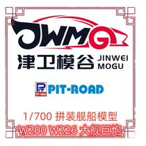 Jinwei Mogu PIT-ROA ship D W200 226 1 70W0 large ship cannon final version assembled ship model