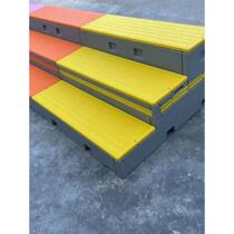 School new mobile folding Pe plastic flipped Choral Step School Music Classroom Mobile three-tier Choral Terra