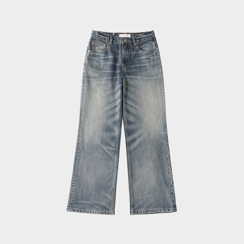 Amicus Animae "Centennial Heritage" American Cone Distressed Washed 25 Sapphire Blue Jeans