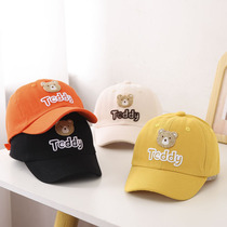 Embroidered Bear Childrens Baseball Cap Spring Childrens Hat New Cartoon Childrens Hat Cotton Hat Baseball Cap