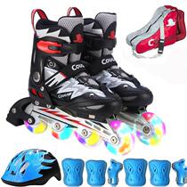 Inline skates for adults roller skates for men and women childrens full set of roller skates adjustable skates for beginners