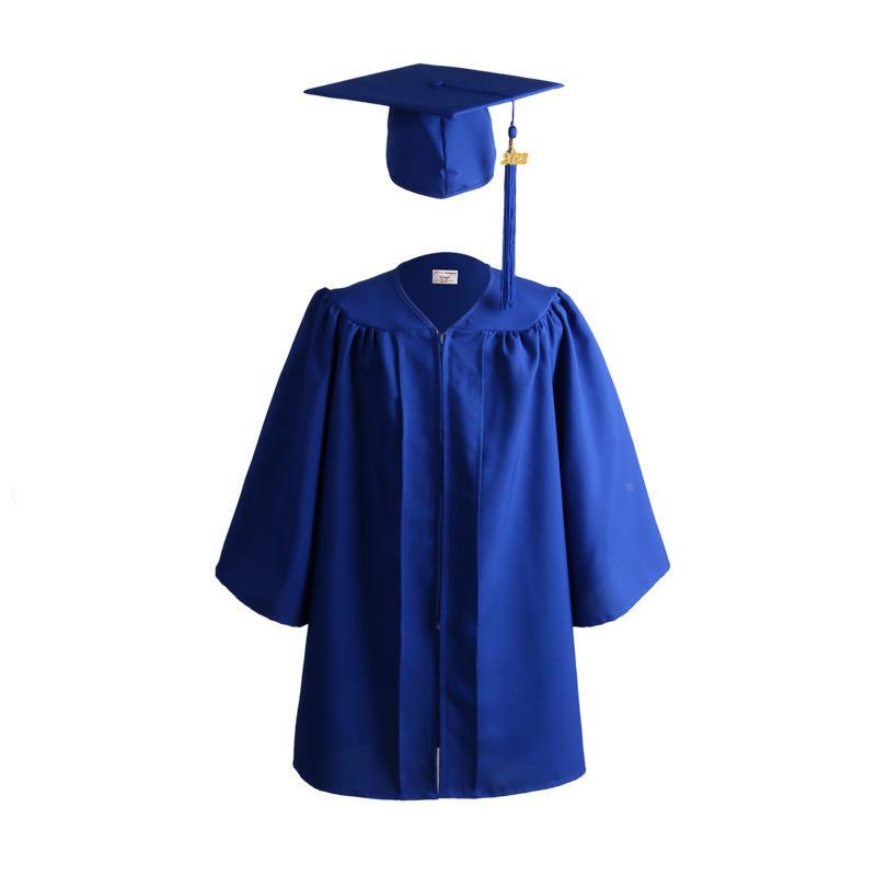 American Children's Graduation Gown, Bachelor's Gown, Children's Graduation Gown, Multi-Color Kindergarten Gown, Knitted Gift
