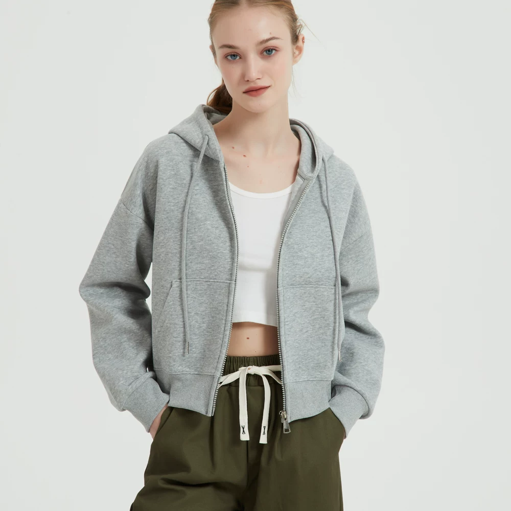 Куртка, толстовка, весна, длинный рукав, худи на молнии, slim fit, для подростков, американский стиль