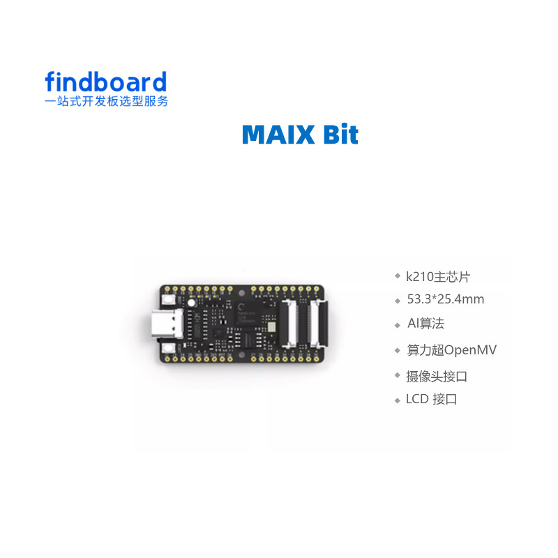 Maix Bit Ai Artificial Intelligence K210 Development Board M12 Lens Sipeed Deep Learning