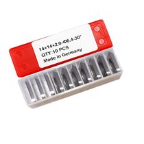 German imported woodworking tool disposable carbide blade Luxembourg blade spiral cutter head end mill four