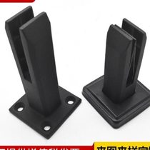 Stainless steel stair handrail column swimming pool clip glass clip railing handrail accessories glass clip slot square square