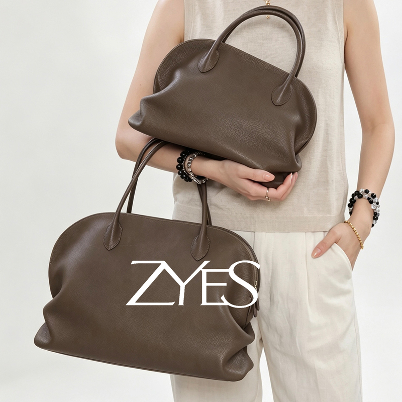 Zaoye Said the Bag Is Made of Faubourg Saddle Leather, Agnes Shell-Shaped Handbag, Casual and Simple, Single Shoulder, 2026