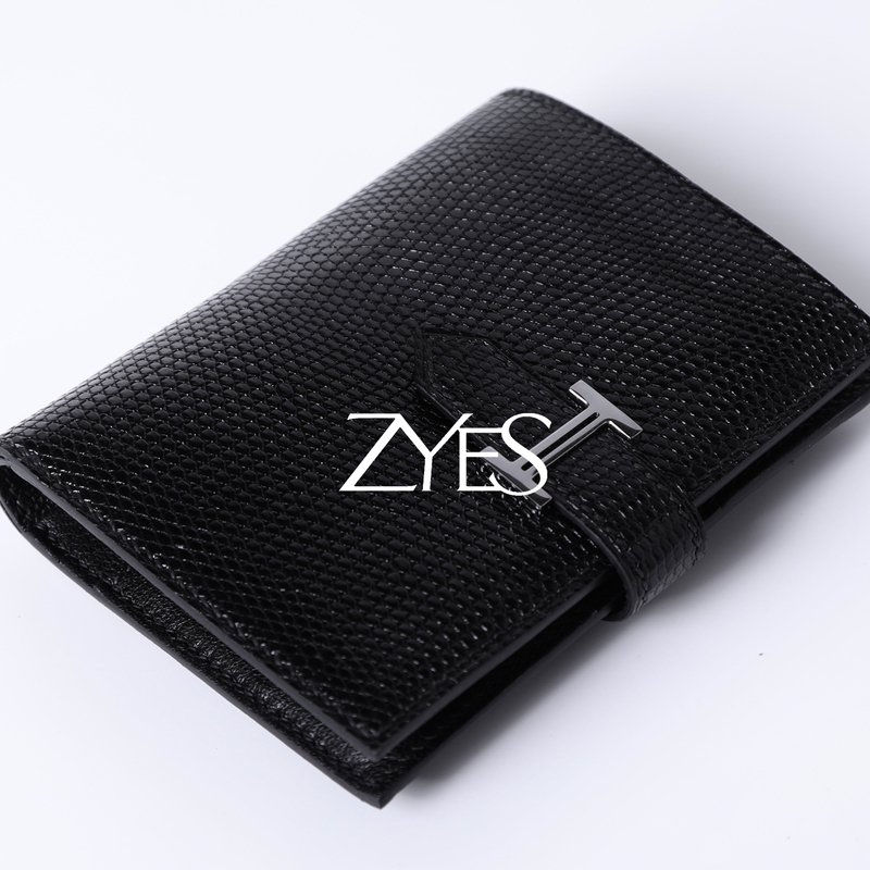 Zaoye Said Bearn Wallet Is a Black Lizard Leather Short Coin Purse, Portable Card Holder, Multifunctional Simple Wallet Zaoye Said Bearn Wallet Is a Black Lizard Leather Short Coin Purse, Portable Card Holder, Multifunctional Simple Wallet
