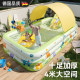 德国儿童充气加厚游泳池宝宝婴儿家庭大人折叠超大号充气水池