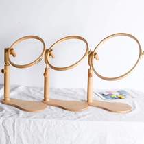 Round support portable frame frame bracket handmade shed cross stitch frame embroidery embroidery solid wood stretch embroidery