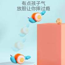 Leash walking toy fiber rope baby traction line snail childs toddler pull line with small drawstring