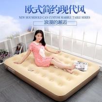 Single air bed camping inflatable double thickened lazy air bed home outdoor air bed portable folding bed