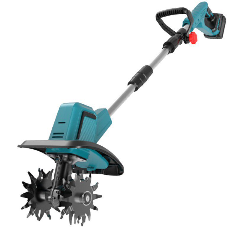 Source factory new lithium battery micro-tiller scarifier agricultural tiller small household electric hoe digging soil