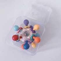 Manhattan Finger Ball Atom Rotation Teether Teether Finger Toy Soft Rubber Ball