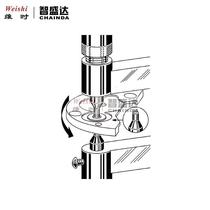 Workout tool watch movement with broken cut screw tool to take off screw tool customisation