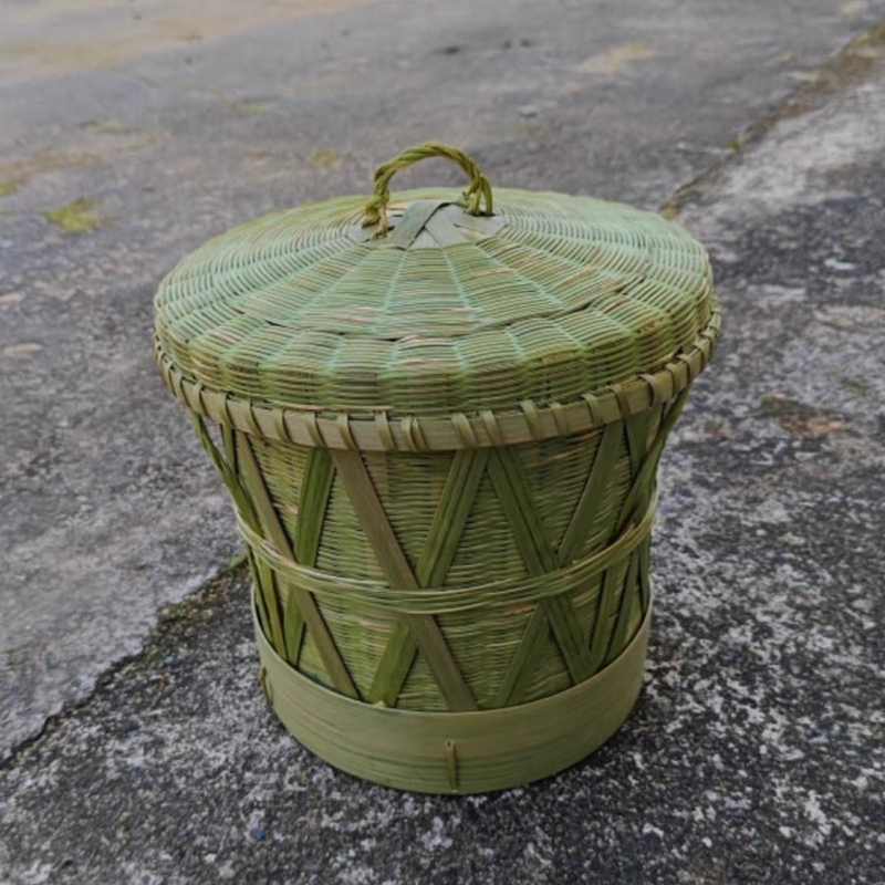 Bamboo Products, Bamboo Weaving, Traditional Bamboo Rice Bucket, Woven Old-Fashioned Multi-Layer Steamer, Handmade Kitchen Household Rice Steamer Bamboo Products, Bamboo Weaving, Traditional Bamboo Rice Bucket, Woven Old-Fashioned Multi-Layer Steamer, Handmade Kitchen Household Rice Steamer