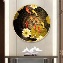 2020 new 5D diamond painting full diamond round nine fish picture small piece for living room atmospheric crystal dot tile cross stitch