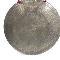 304050 cm pure handmade bronze hooked edge gong rolled edge big gong Sichuan gong old gong sound copper big gong hall sound gong