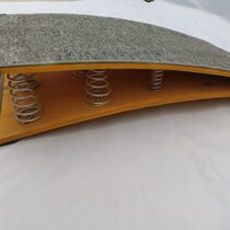 Outdoor track and field S-shaped power-assisted springboard gymnastics elastic-assisted training springboard wooden thickened pedal springboard