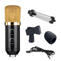 192KUSB condenser microphone with built-in reverberation microphone online game voice equipment karaoke recording microphone factory customized