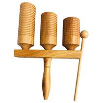 High middle and low clappers Orff percussion instruments treble and bass tubes childrens wooden multi-sound tube customization
