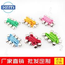 Orff percussion instrument wrist bell foot bell hand bell kindergarten baby childrens toy wrist bell customization