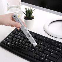 Factory direct sales new three-in-one gap groove cleaning brush keyboard nylon cleaning brush door and window gap decontamination brush customization