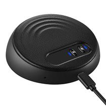 Desktop dedicated microphone audio omnidirectional conference microphone microphone condenser microphone speaker integrated customization