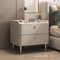 Solid wood bedside table simple and modern 2024 new light luxury home small bedroom bedside storage cabinet